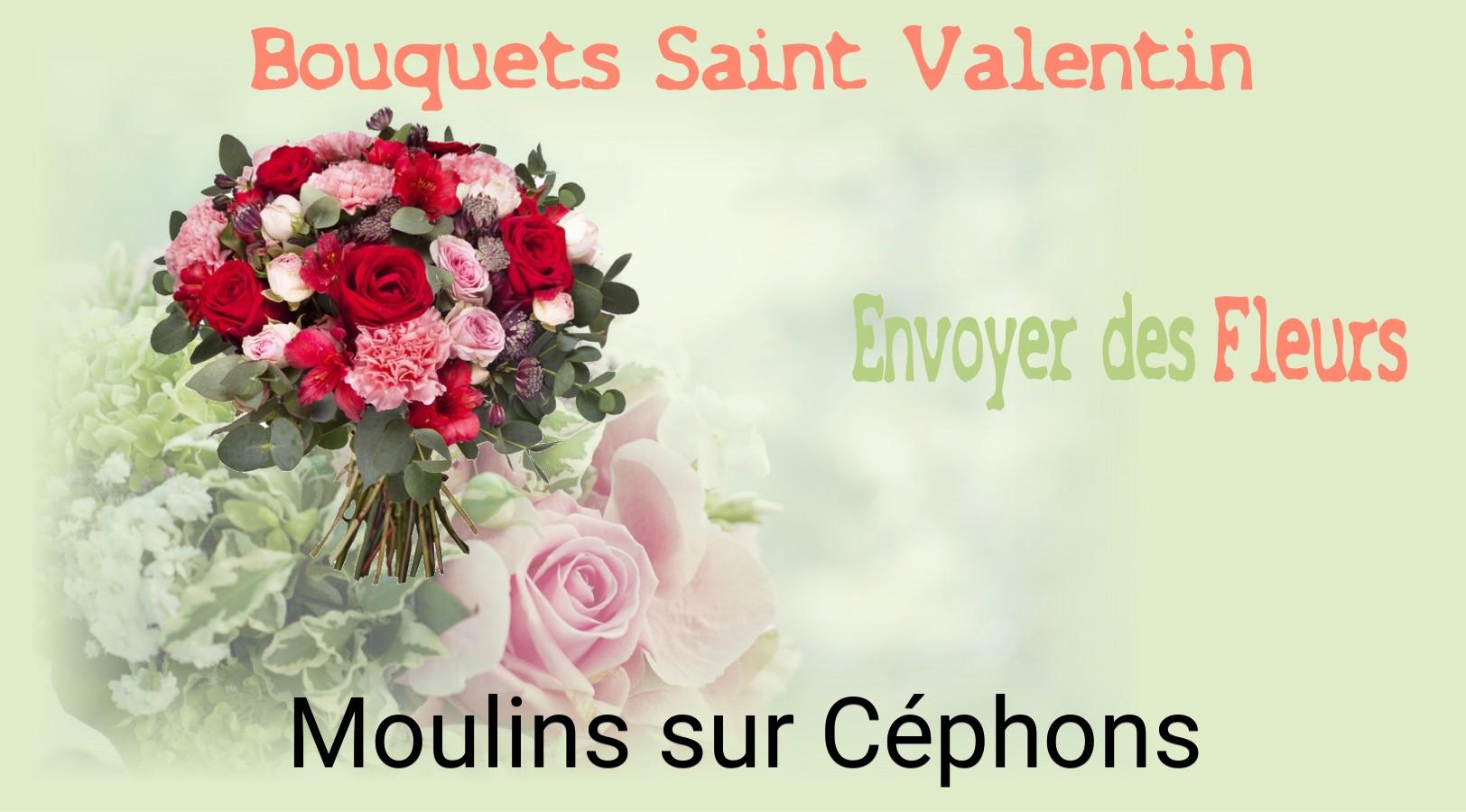 Roses de Saint-Valentin livrées à Moulins-sur-Céphons